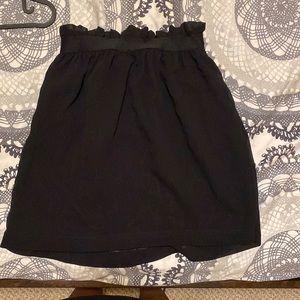 Mini black skirt